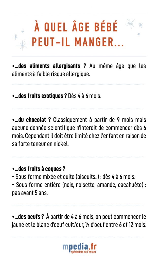 A Quel Age Bebe Peut Il Manger De L Oeuf Du Chocolat Memo Mpedia Fr